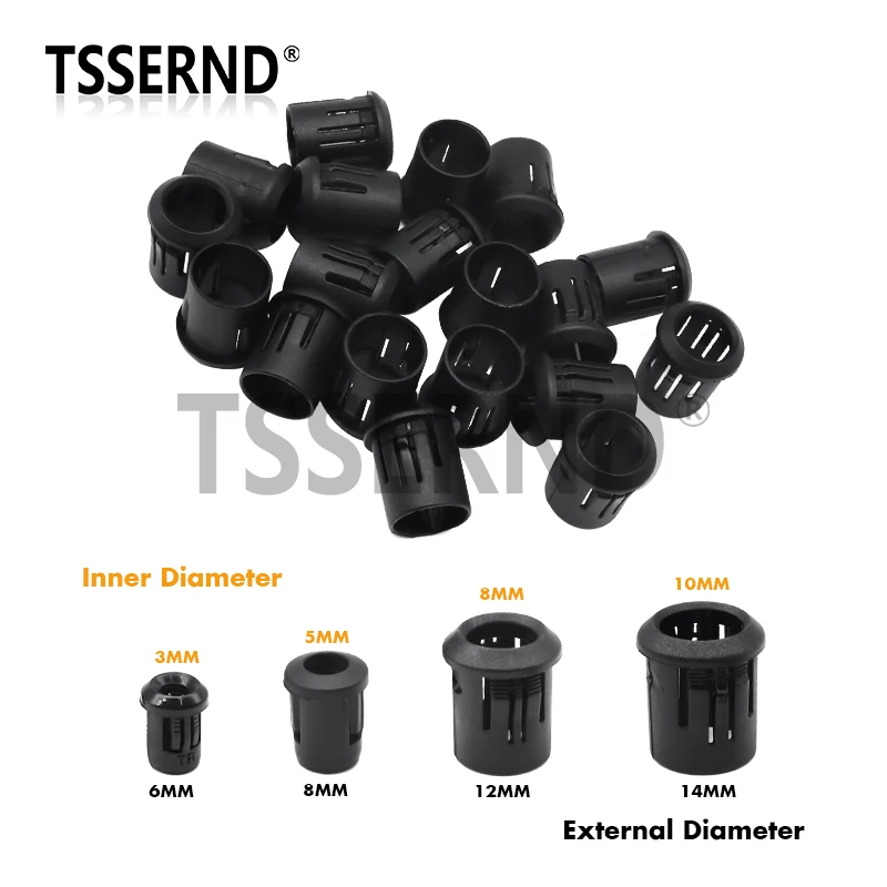 10pcs Black Plastic Lamp Bases 3mm 5mm 8mm 10mm LED Diodes Holder Black Clip Bezel Socket Mount DIY Light Emitting Diode