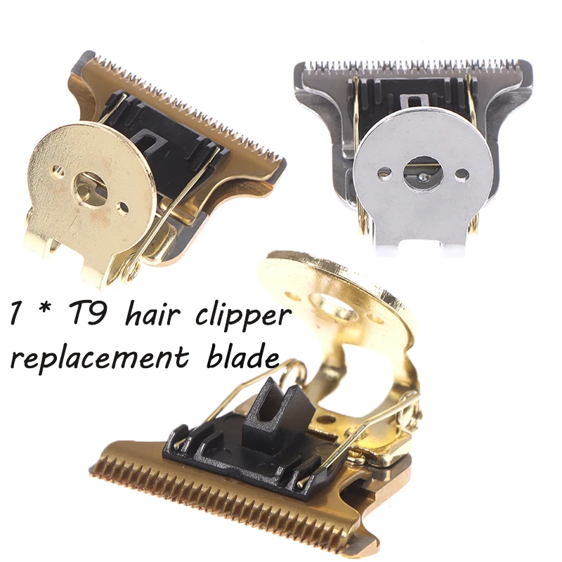 T-Shaped Hair Clipper Blade With Stand T9 Blade Trimmer Replacement Clipper Head