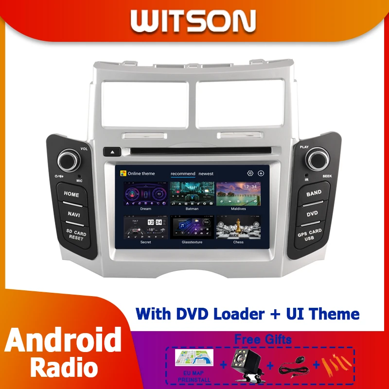 

OEM Car Radio DVD Player For Toyota Yaris 2005- 2012 Android Car DVD GPS Multimedia Stereo CarPlay Player
