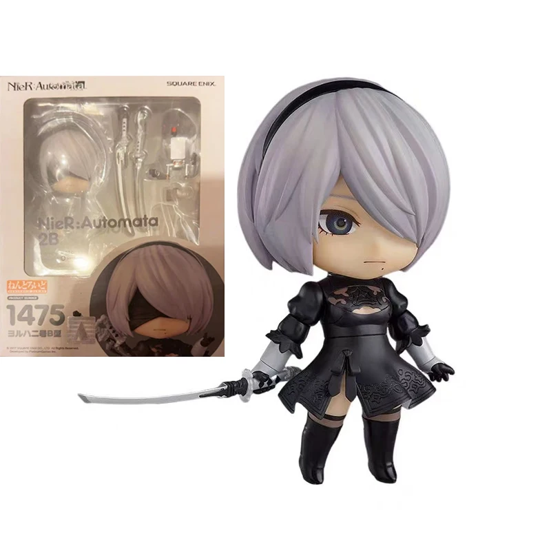 Good Smile Genuine Nendoroid NieR:Automata 2B A2 9S Replicant Emil Nier Kaine Anime Action Figures Toys For Boys Girls Kids Gift