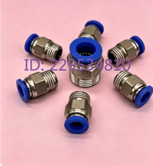 10Pcs SPU-4,6,8,10,12,14,16 straight through connector air nozzle, quality assurance