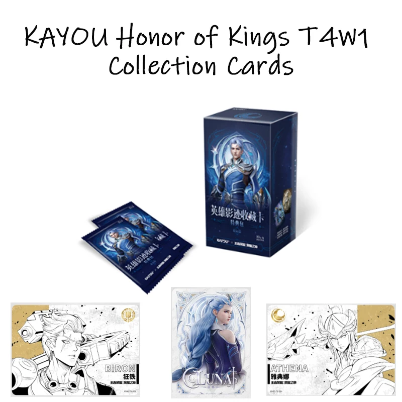 KAYOU Honor of Kings Collection Cards Glory Chapter Hero Shadow Special Pack T4W1 - Holo Rare Playing Cards Christmas Gift
