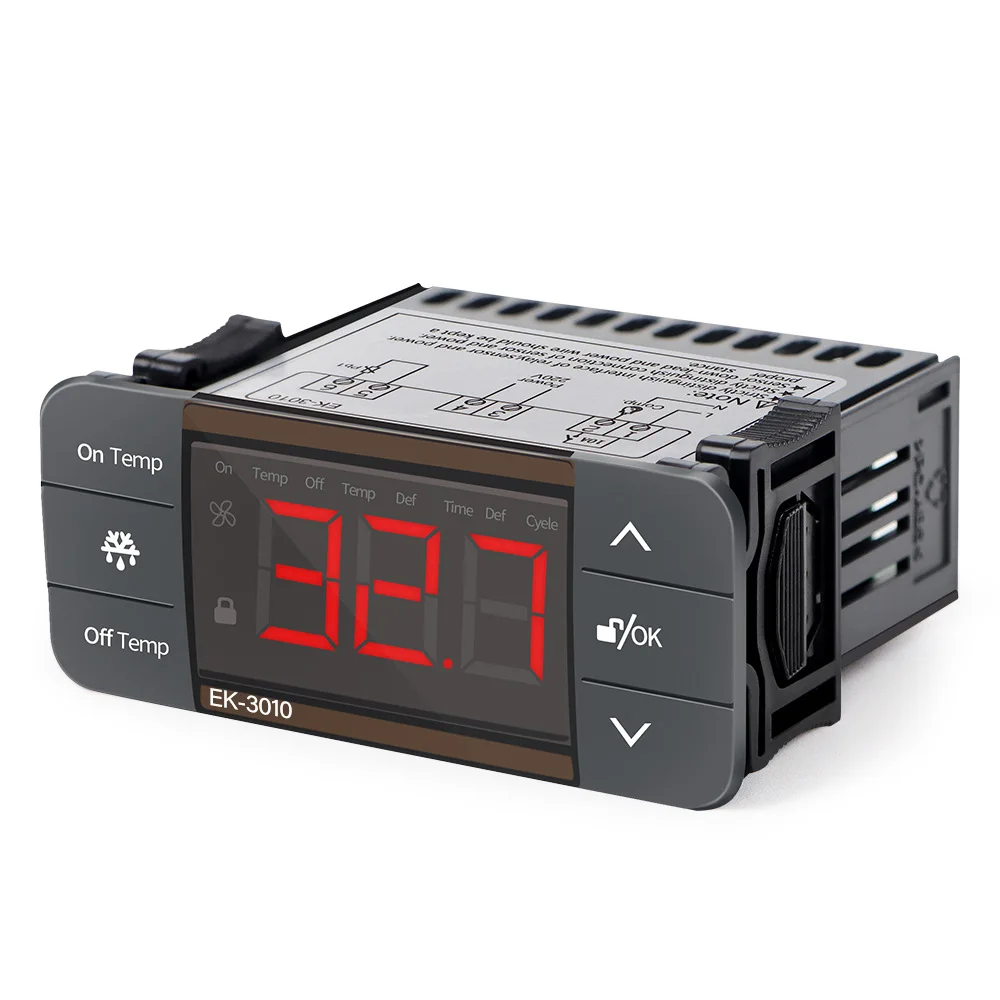 EK-3010 Regolatore di temperatura intelligente Magazzino Magazzino farmaceutico Regolatore di temperatura e umidità 220V incorporato