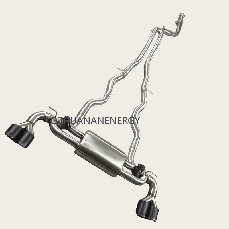 Wholesale Stainless Steel Silver Exhaust Pipe Car Exhaust System for  840I B58 3.0T 2020-2021 Mid Pipe Catback Exhaust