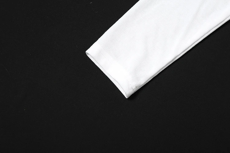 Weird Puss T-Shirts mit schrägem Kragen für Damen, schlicht, schulterfrei, langärmelig, modisch, klassisch, Herbst, lässig, vielseitig kombinierbar, Streetwear – Detail 8