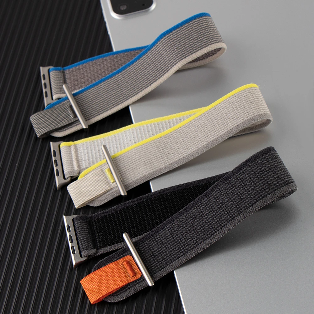 Trail Loop Armband für Apple Watch 12 42/46mm 44mm 40mm 41mm 45mm Sport Nylon Armband iWatch Serie 9 8 7 5 SE 10 Ultra 4 3 – Detail 7