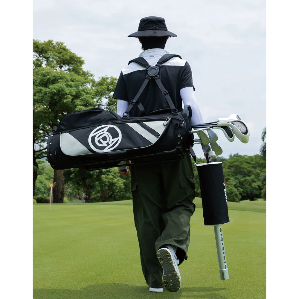 

PGM Golf Lightweight Stand Bag Large Capacity Portable Waterproof Multifunction Golf Rack Bag QB145 Foldable Base Golf Club Bag