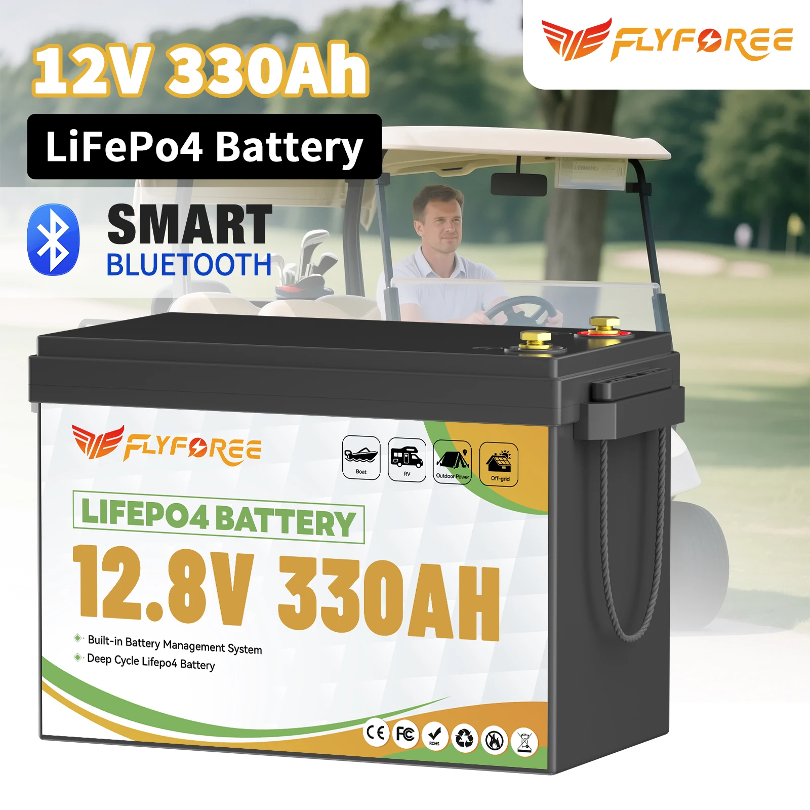 BATERÍA FLLYROWER 330AH LIFEPO4