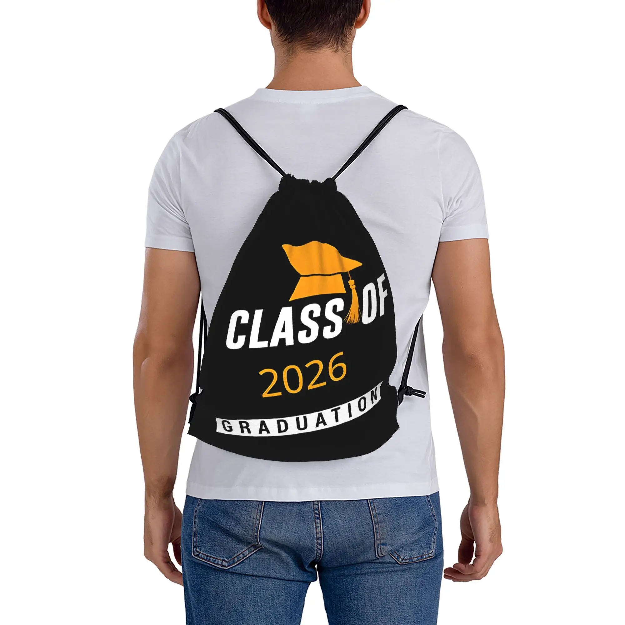 Class Of 2026 Graduation Graduation in 2026 Portable Hiking Drawstring Backpack Riding Backpack Gym Clothes Drawstring Bags