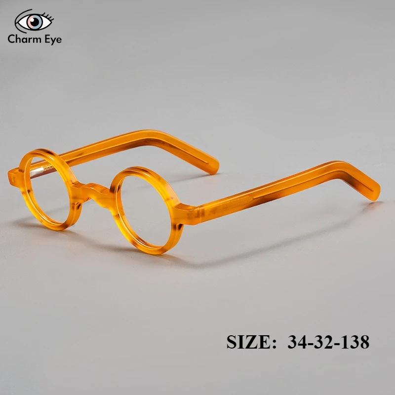

Оптические женские роскошные очки высокого качества, модные круглые ацетатные очки в оправе для близорукости, чтения, синий свет, защитные очки для мужчин