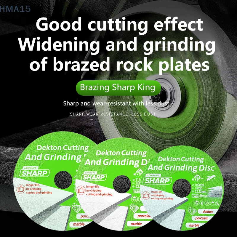 

Diamond Saw Blade Ceramic Tile Jade Special Polishing Cutting Blade Sharp Brazing Glass Cutting Disc Φ100-125mm X22.23mm