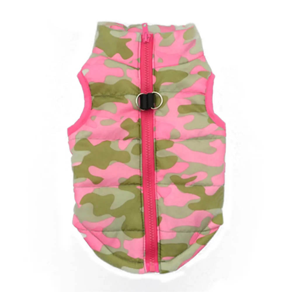 Dog Scootering Cloth Winter Camouflage Vest Dog Cloth Dog Pet Cloth Pet Fashion Pet Clothes Dogzilla