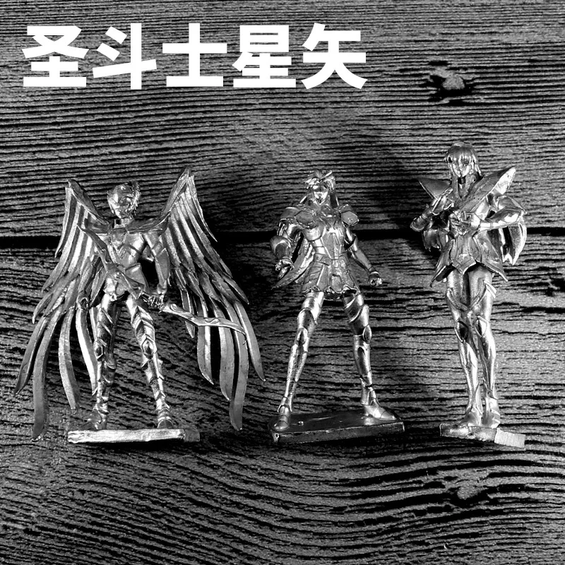 Saint Seiya Cupronickel Metal Artware Strzelec Panna Figurki akcji Pulpit Wnętrze samochodu Miniaturowe ozdoby Akcesoria Zabawki