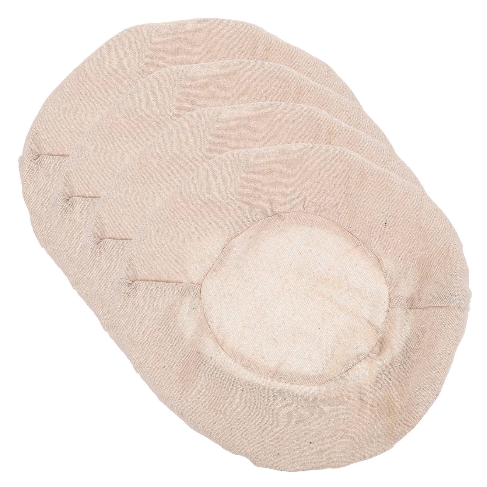 4 قطعة القطن الكتان الخبز التدقيق سلة بطانات 30 سنتيمتر الخبز العجين يغطي التخمير القماش سلة خبز القماش بطانة