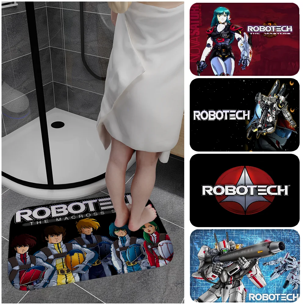 

1 шт. напольный коврик с рисунком R-Robotech, дешевые противоскользящие современные коврики для гостиной, балкона с принтом, прикроватные коврики