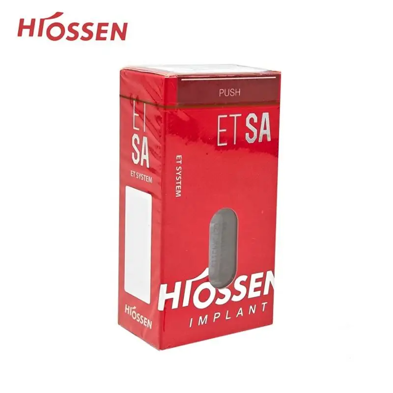 2Pcs Hiossen ETIII/ETIV NH Implant, Nano-Hydrophilic Surface, Internal Hex Connection for Minimally Invasive Surgery