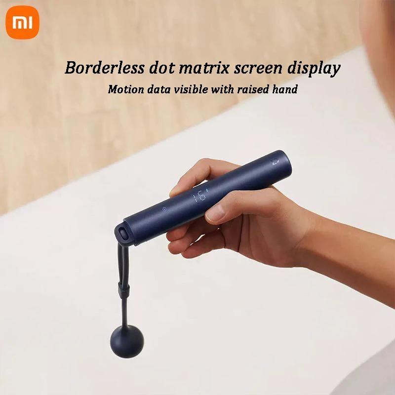 Xiaomi-Cuerda de entrenamiento inteligente Mijia, cuerda de salto profesional resistente al desgaste, carga ajustable tipo C, registro de datos de la aplicación de salto