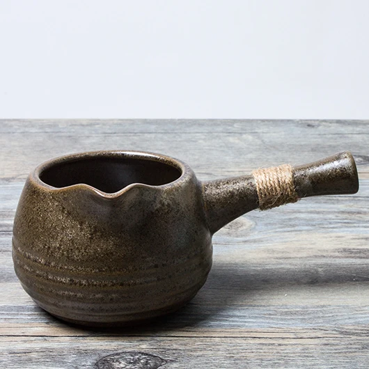 Japanese Style Restored Coarse Pottery Handmade Tea Set