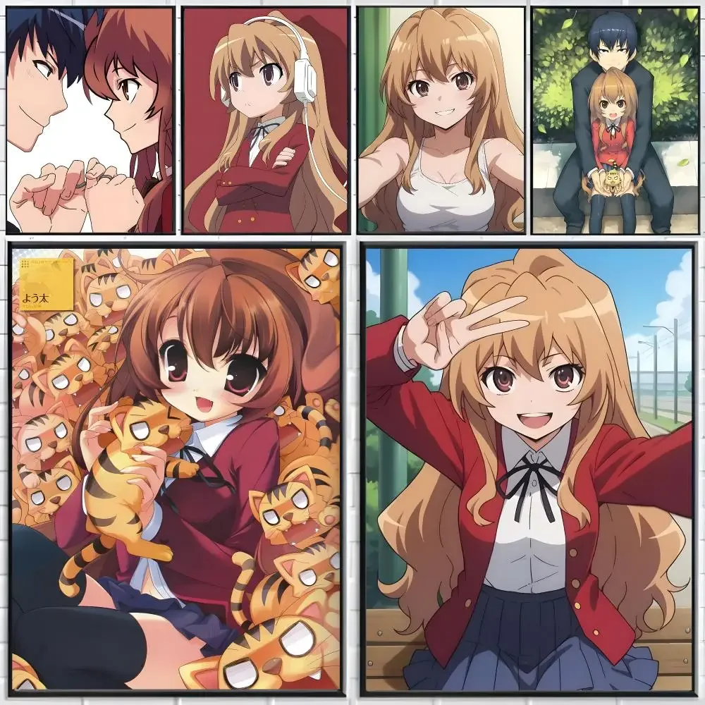 Anime Romance Toradora Poster Distinct Home Decor Concepts Chic Indoor Art Pieces