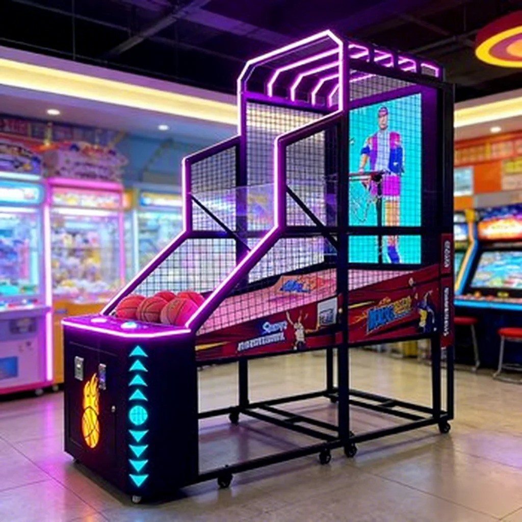 LCD Basketball for Arcade Machine for Indoor Game Centers-Skill & Luck Games English Language