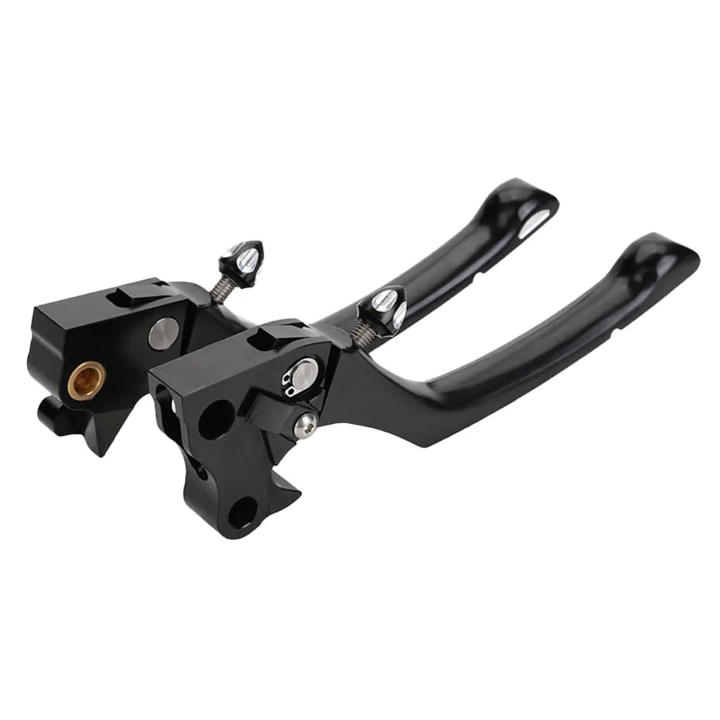 Black Aluminum Brake Clutch Lever Left Right Set Bike Handlebar Accessory for XL883 1200 X48 72 2004-2013