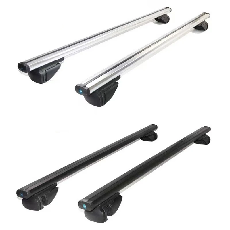 2pcs Universal Waterproof Top Bag Storage Luggage Rack for SUV Aluminum Alloy & ABS Material Jeep Roof Rack Auto Accessory