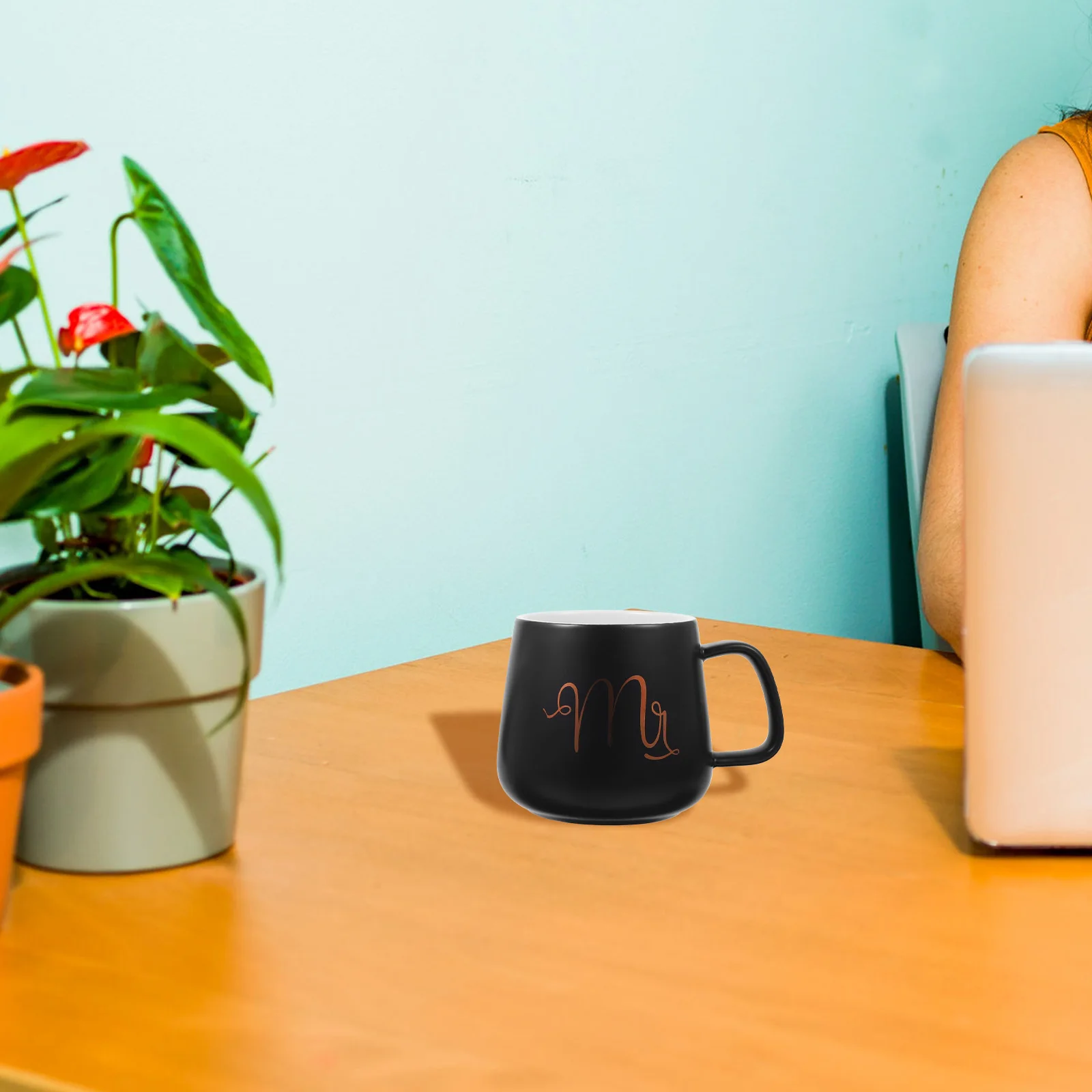 

2 шт. керамические кофейные кружки «Мистер и миссис», юбилейные чашки для пар, домашний офис, кружка для молока, подарок «Мистер и кружки», керамическая кофейная кружка