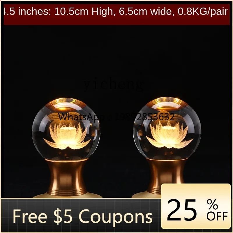 

ZZc New Lotus Ornaments Domestic Buddha Worship Charging Altar Ornaments