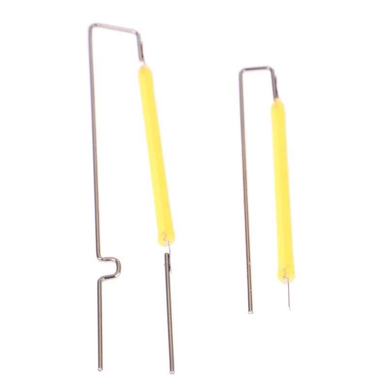 10PCS 3V 38mm Led Filament Bulb Lamp Parts Ceramic Spot Welding Filament Wire Lamp Filament Led Diode Partial Bulb Chip 41/57MM!