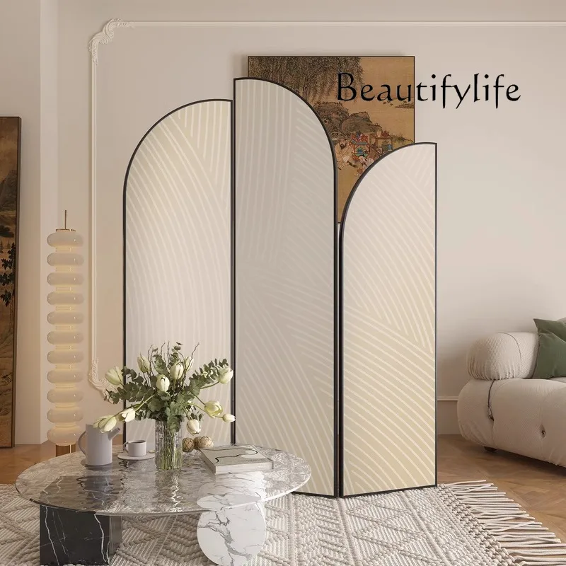 

Screen Modern Simple Aluminum Alloy Screen Partition Entrance Home Hotel Office Mobile Folding Designer