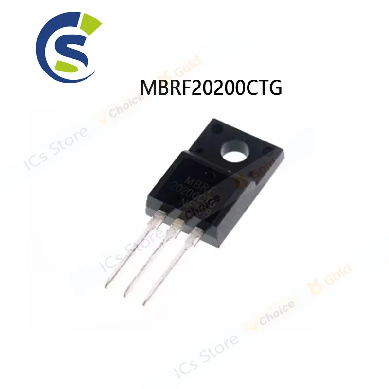 10CS New & original Schottky diode 20A/200V MBRF20200CT MBRF20200 20200CTG B20200G TO220F MBRF20200CTG