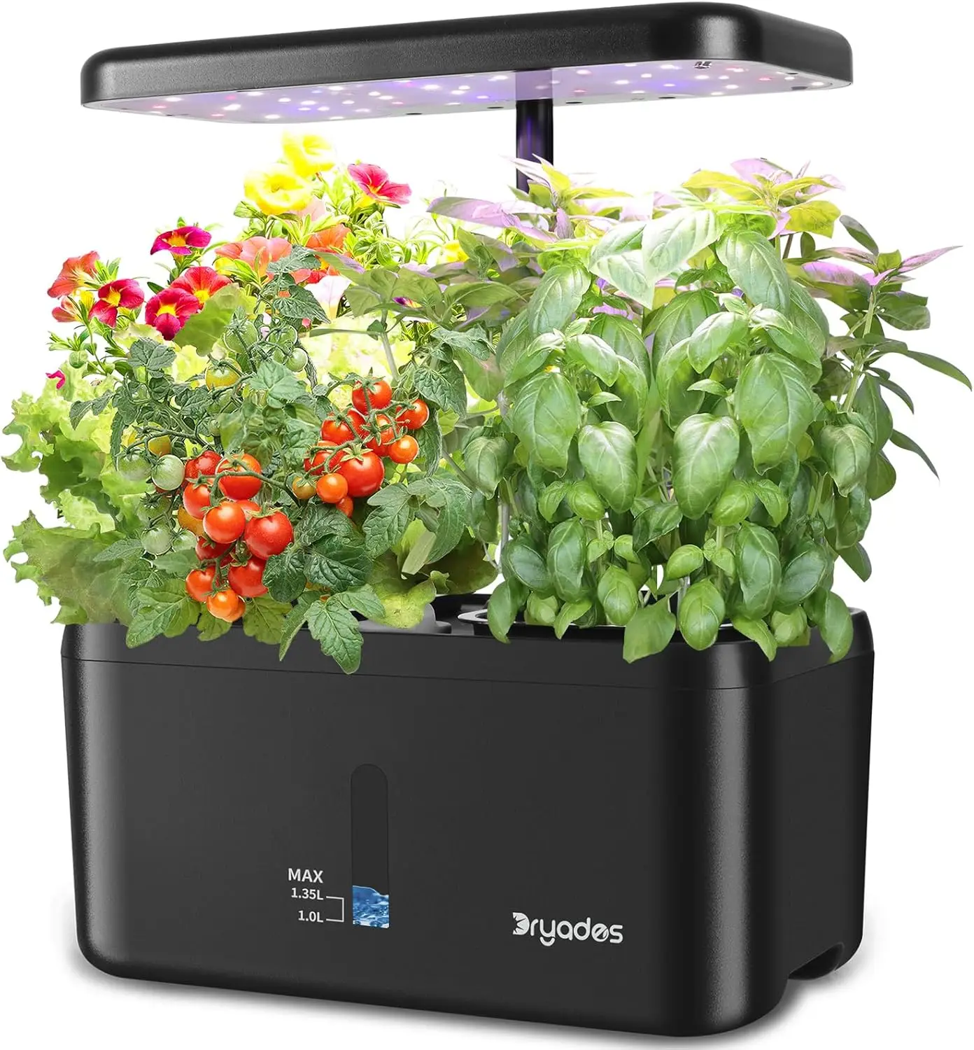 

Набор для домашнего садоводства с LED-подсветкой 19 Вт и самополивающимися горшками для выращивания трав и овощей, идеальный подарок