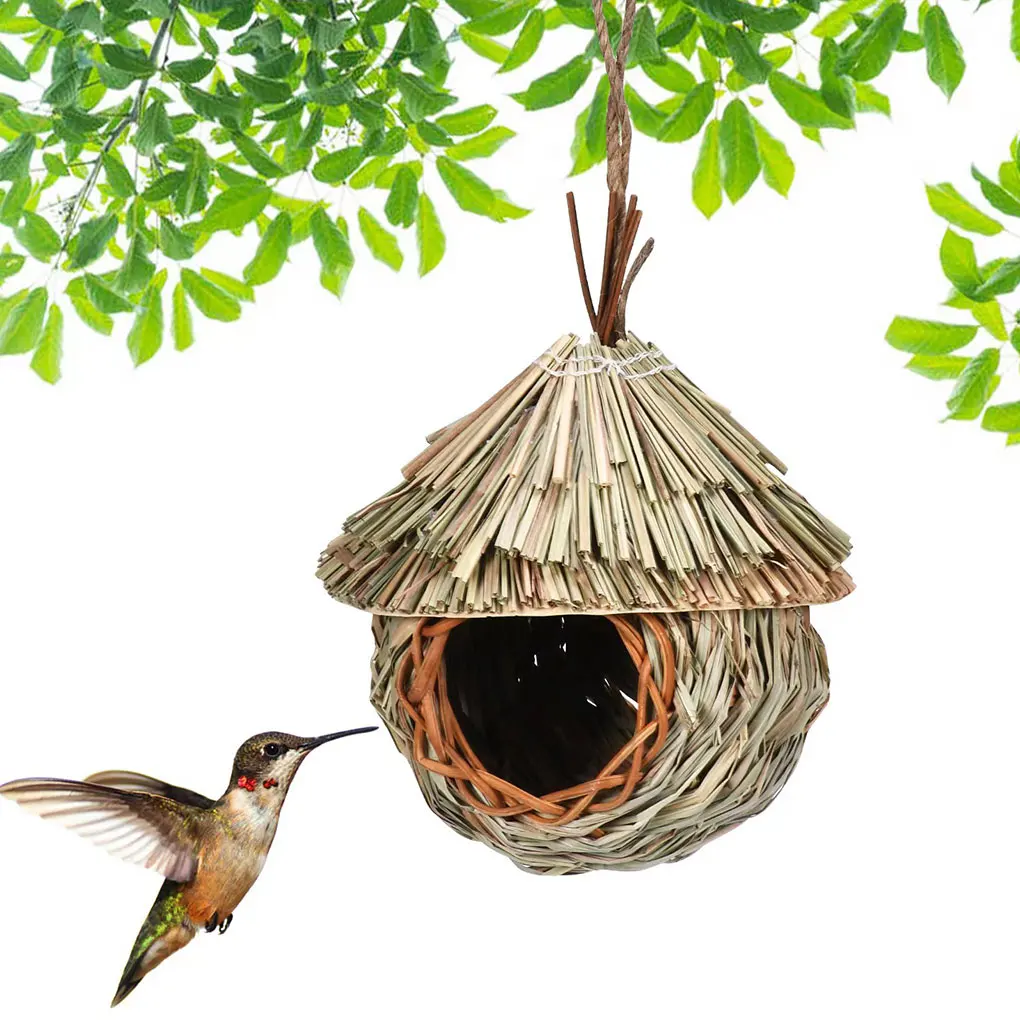 Exquisite Craftsmanship Outdoor Hummingbird House With Hanging And Environmentally Friendly