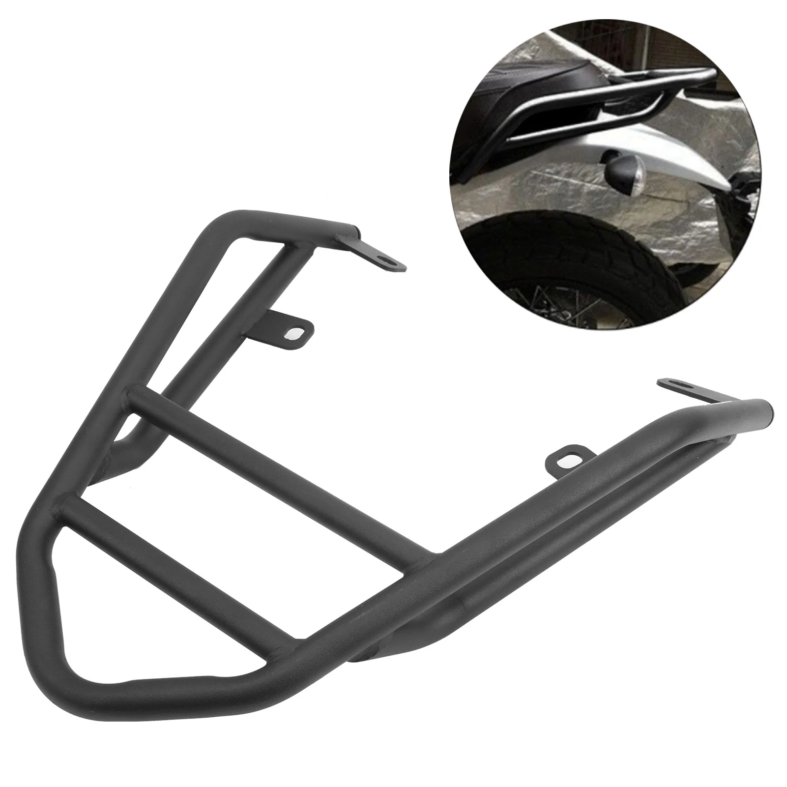 Rear Fender Luggage Rack Steel Pipe Bracket M516‑B035‑BLK Fit for Ducati Scrambler 400 SIXTY2