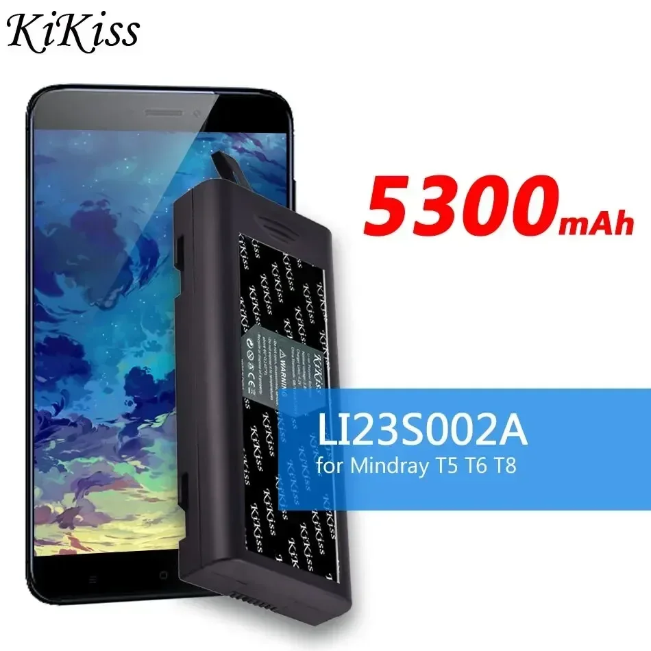 

Аккумулятор KiKiss LI23S002A 5300 мАч для Mindray T 5 T 6 T 8 BeneView T5 T6 T8 Accutorr 3 7 Passport 8 12 DPM 6 DPM6 подходит