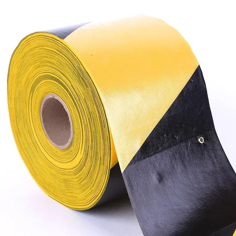 Building Floor Safety Isolation Belt Engineering Advertising Cloth Floor Belt Non-woven Warning Tape Protection Warning