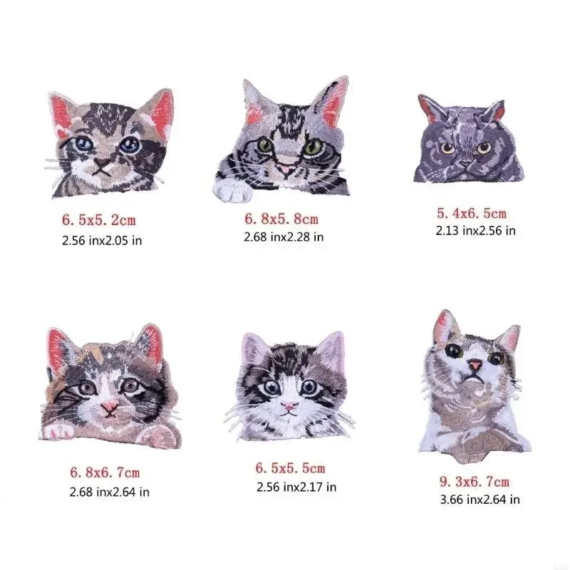 Patches bordado gatos elegantes