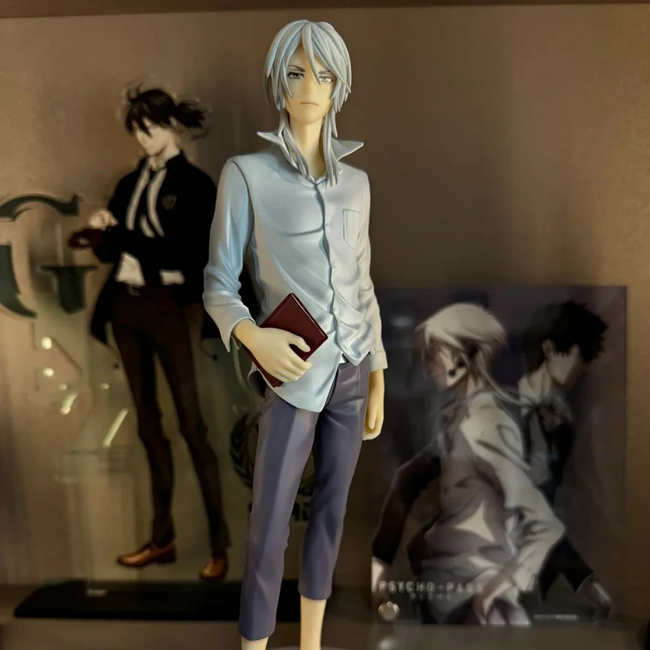 Figuras de Anime PSYCHO-PASS Shogo Makishima Shinya Kogami de 18cm, colección de PVC, figura de acción, decoración de escritorio, modelo, juguetes de adorno