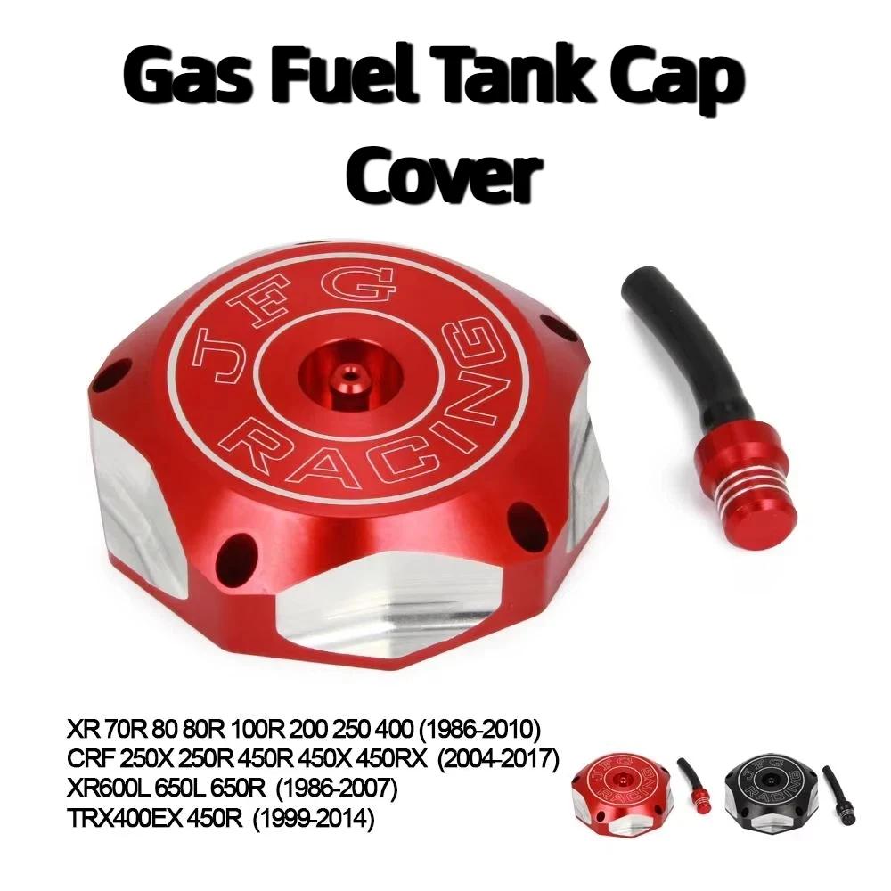 CNC Tankdeckel für Honda XR70R XR80 XR100R XR400 XR650 CRF250R CRF450R CRF450X Motorrad-Zubehör Dirt Bike