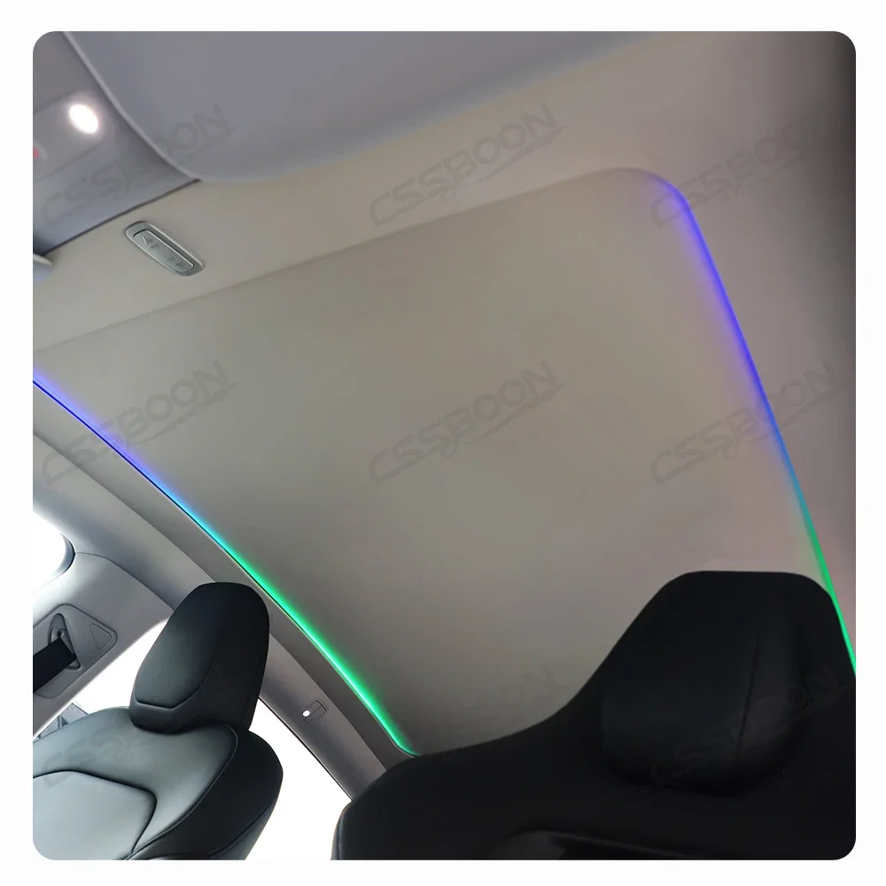 Electric Remote Voice Control Car Sunshade Roof for Model Y