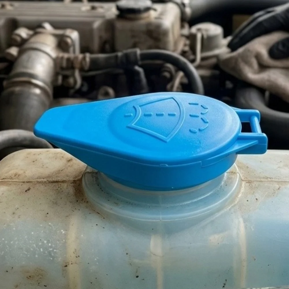 Windshield Washer Fluid Reservoir Cap LR093442 Blue ABS Replacement For Land Rover For Defender 2020-2023