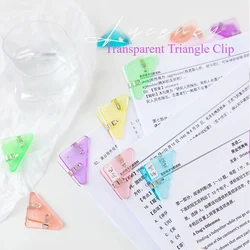 4PCS Corner Clip Student Paper Organizer Triangle Clip Office Binding Clip  Desk Organiser  Organization Office Desk Accessories