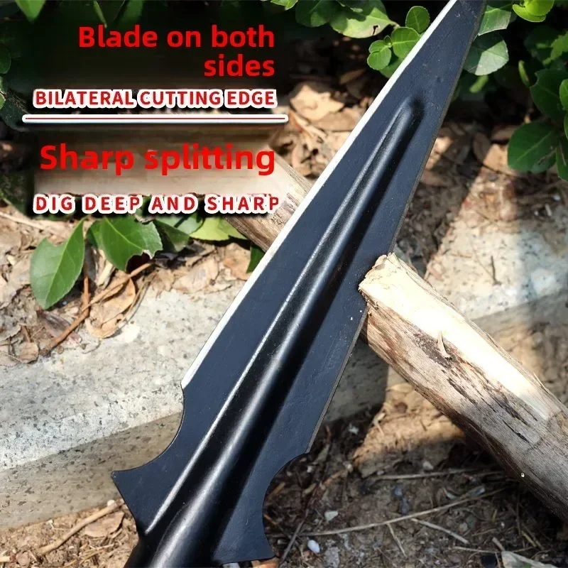 خنزير الرمح المحمولة والانفصال الحصان الرمح الزولو المجرف الأحمر الكرز الرمح رئيس المجرف أداة الدفاع عن النفس معدات التخييم في الهواء الطلق