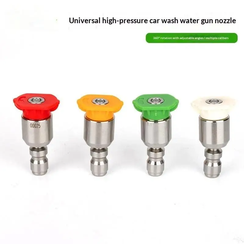 High Pressure Washer Turbo Nozzles 1/4'' Quick Connect Rotary Spray Jet Tip