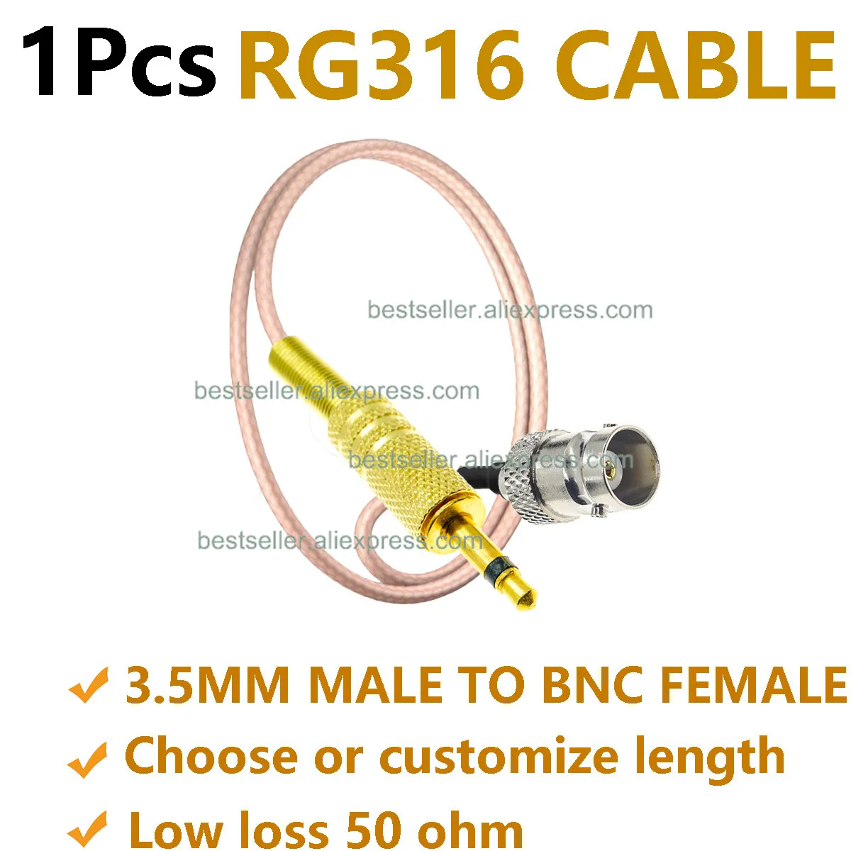 RG316 3.5Mm Plug (1…