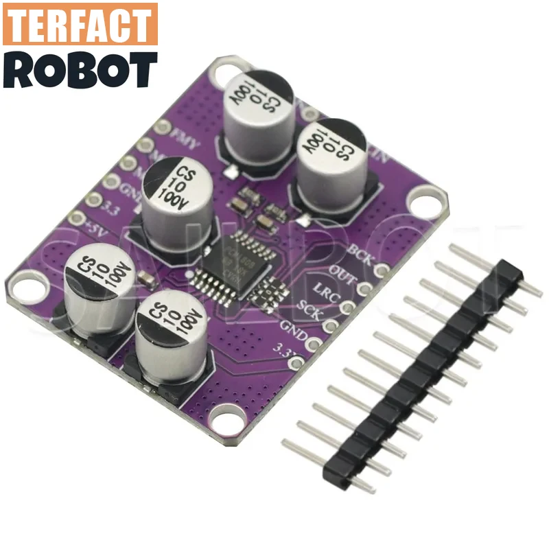 1-10PCS PCM1808 105dB SNR Audio Stereo ADC Single-Ended Analog-Input Decoder 24bit Amplifier Board Player Module - view 2