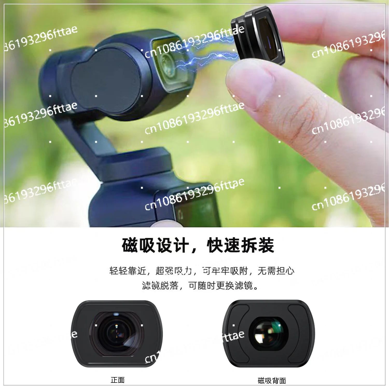 For DJI Osmo Pocket 3 Augmento Lens DJI Pocket Camera Accessory