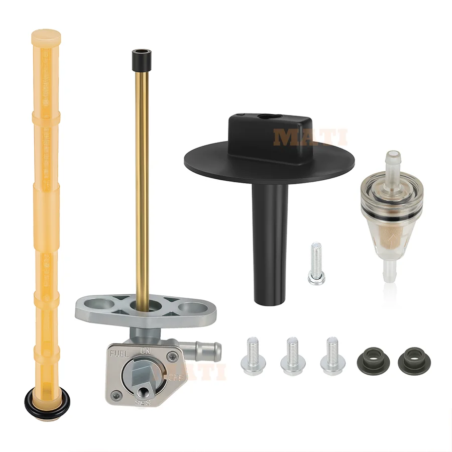 M MATI Fuel Petcock Valve w/ Lever For Honda Rancher 420 TRX420 FE/TE/FM/TM/FA/FPA/FPE/FPM 2007-2014 16950-HP5-601