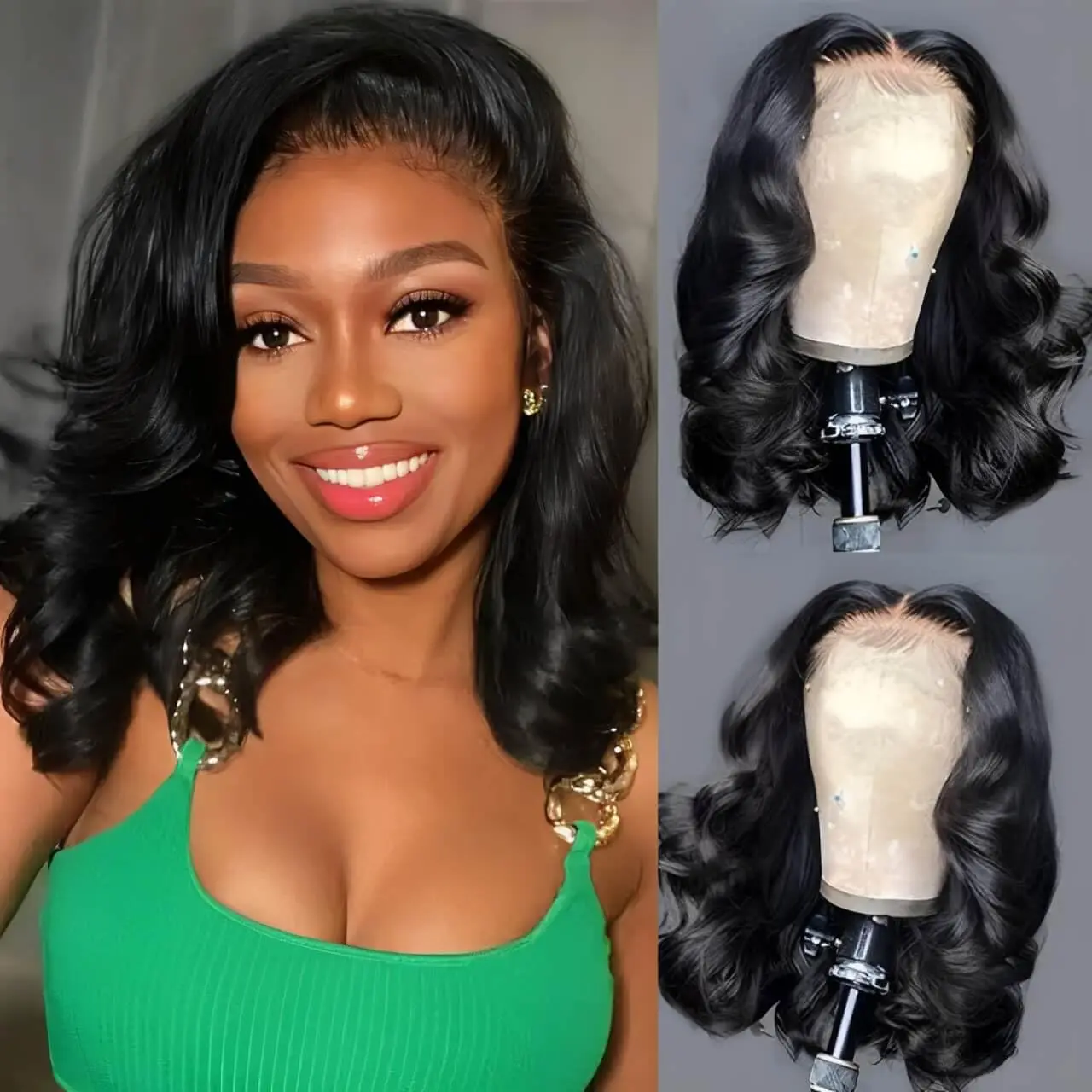 Pelucas de cabello humano de ondas sueltas de 250 de densidad, pelucas frontales de encaje 13X4 HD de onda profunda, pelucas de cabello humano rizado con nudos blanqueados de 8 a 42 pulgadas