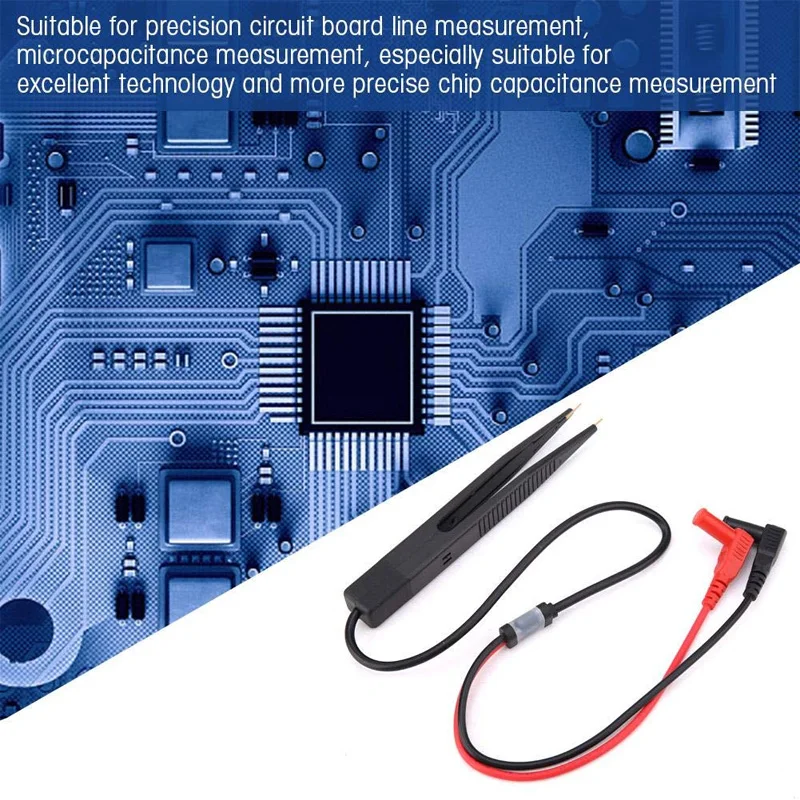 SMD Inductor Test Clip Meter Probe Tweezers LCR Test Pen for Resistor Multimeter Capacitor Test Clip Multimeter Probe